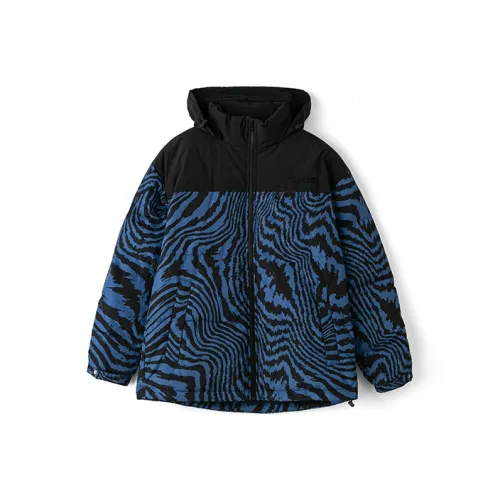 VOLCOM Пуховик Унисекс Синий Черный