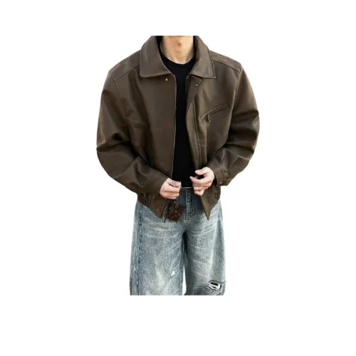 KEIRANDUN Коричневый Унисекс Куртка