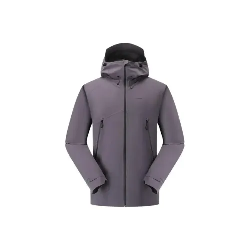 DECATHLON MH500 Водонепроницаемый Ветрозащитный And Дышащий Ветровка Мужской Фиолетовый