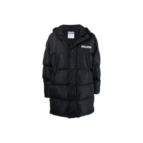 MOSCHINO FW22 Хлопковый пуховик Мужской Черный