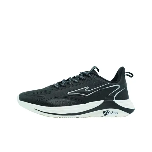 Erke Амортизация Устойчивый к истиранию Легкий Низкий Топ Повседневные Беговые кроссовки Мужские Черные