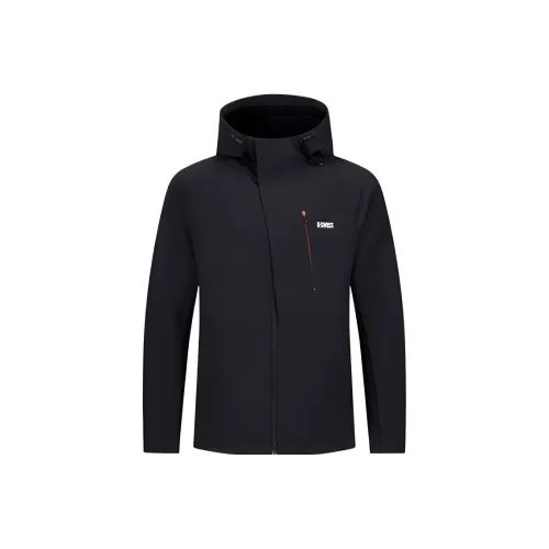 KSWISS FW24 Куртки и Пальто Мужской Глубокий Черный