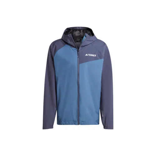 Adidas ULT Офис Повседневный Водонепроницаемый Ветрозащитный And Дождезащитный Ветровка Мужской Чудесный асфальтовый серый