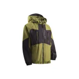 Неоновый зеленый/Кофейный черный