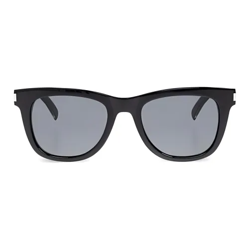 SAINT LAURENT Ацетат Квадратные Солнцезащитные Очки Детские Черные