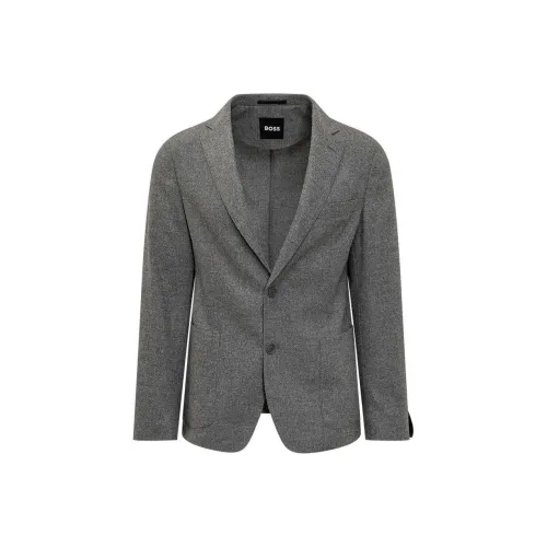 Hugo Boss Бизнес-костюм Пальто Мужское Серое