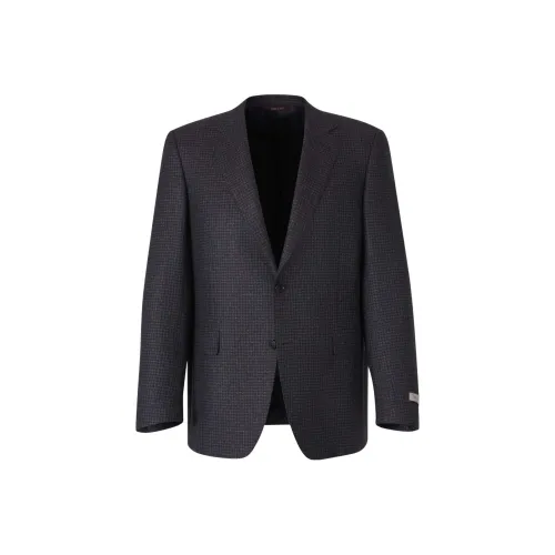 Canali Бизнес-костюм Пальто Мужской Морской Синий