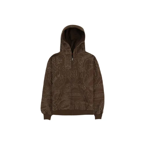 PLEASURES SS24 Летняя коллекция Куртки и Пальто Мужской Коричневый