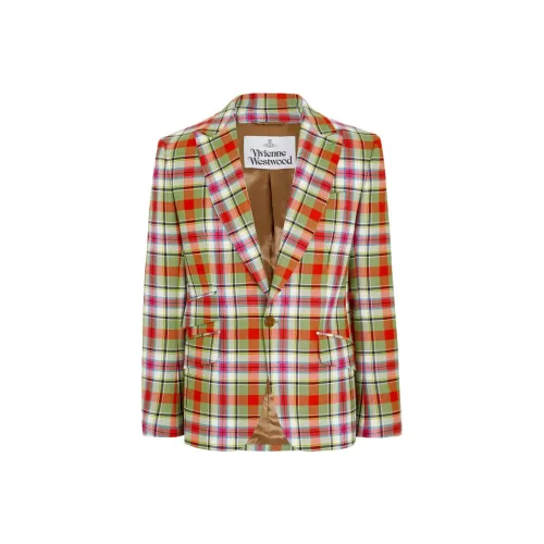 Vivienne Westwood FW24 Бизнес-костюм Пальто Мужской Многоцветный