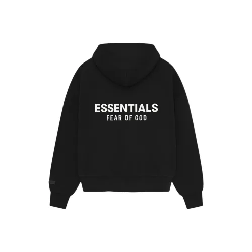 Fear of God ESSENTIALS ALWAYS On Collection Глубокий черный/Глубокий черный Мужские свитшоты