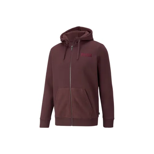 PUMA Red Men's Sweatshirts PUMA Красный Мужские Толстовки