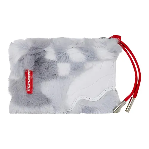 SPRAYGROUND Полиэстер Кошелек Унисекс Белый Серый