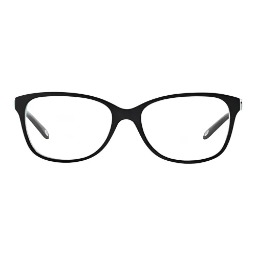 TIFFANY CO. Ацетатные оправы для очков с неровной формой женские черные