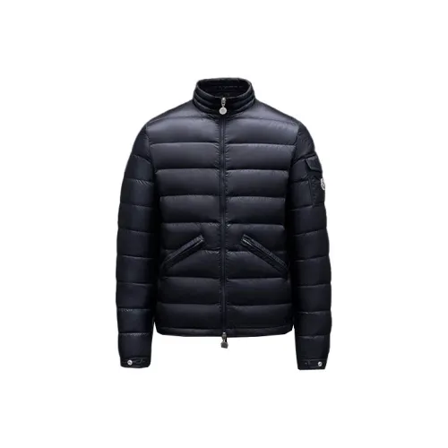 MONCLER SS22 Синий Мужской Пуховик