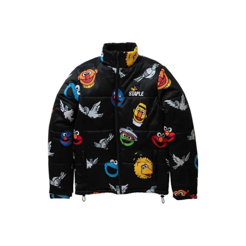 Staple Черный Унисекс Объемные куртки (пуфы)