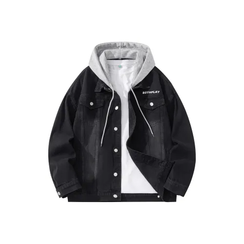 BOTH PLAY Унисекс Джинсовые Куртки