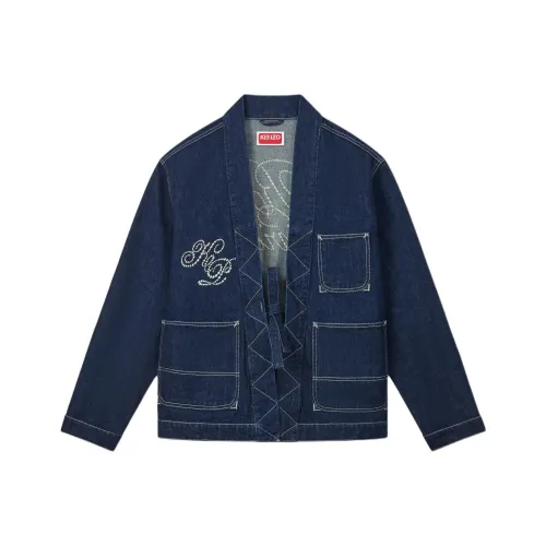 KENZO FW24 Denim Jacket Men's Blue