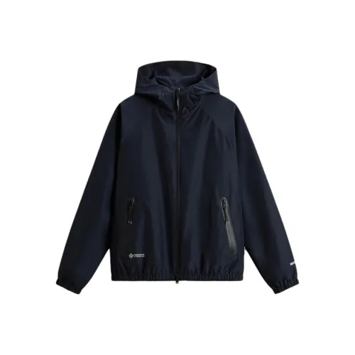 WOOLRICH SS25 Куртки и Пальто Мужской Морской Синий