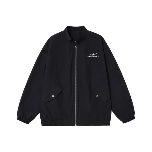 PARTWHOLE Куртки и Пальто Унисекс Черный