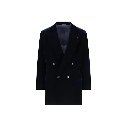 GIORGIO ARMANI Бизнес-костюм Пальто Мужской Морской Синий