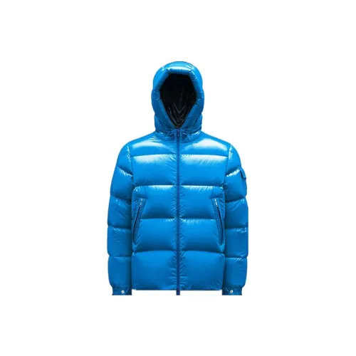 MONCLER Ecrins Series Синий Мужской Пуховик