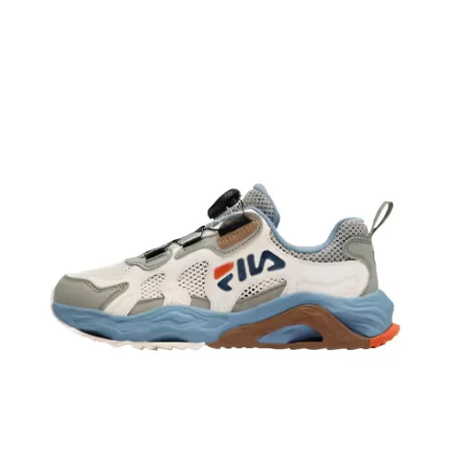 FILA KIDS Юбка Устойчивая к истиранию Низкий Топ Детская Туристическая Обувь Белый