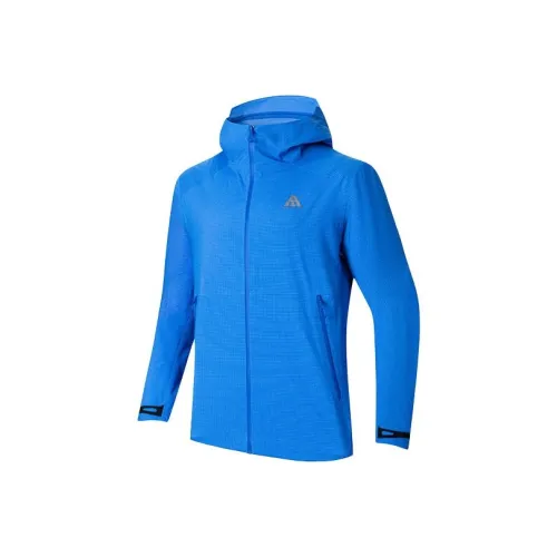 ANTA Ветрозащитная ветровка унисекс цвет лазурный синий