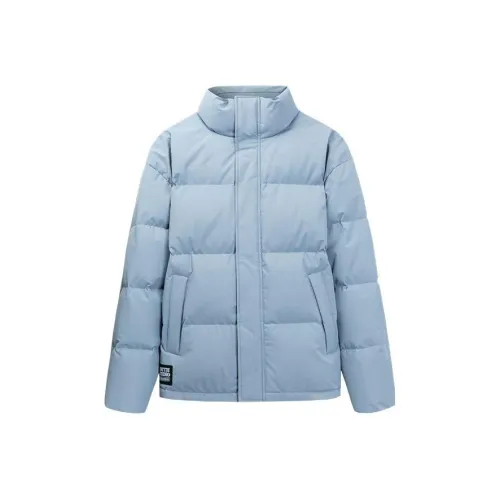 ANTA SS22 Хлопковый пуховик Мужской Синий Серый