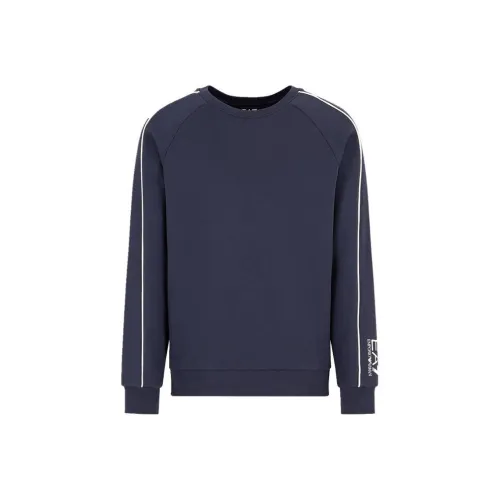 EMPORIO ARMANI EA7 FW24 Толстовка Мужской Темно-синий