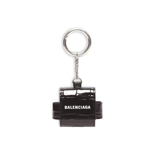 Balenciaga Cash Cow Кожа Чехол для наушников Мужской Темно-серый