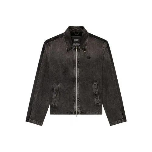 DIESEL SS24 Denim Jacket Men's Black