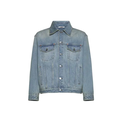 Valentino SS24 Denim Jacket Men's Blue