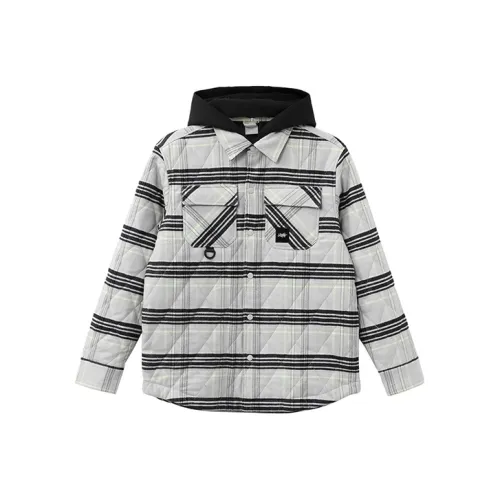 Лайнер Скейтборд Хлопковый пуховик Мужской Серый