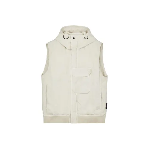 Stone Island Экрю Мужские Жилеты