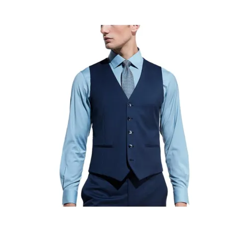 SAINT ANGELO Жилет Мужской Бирюзовый Синий Зеленый Однотонный