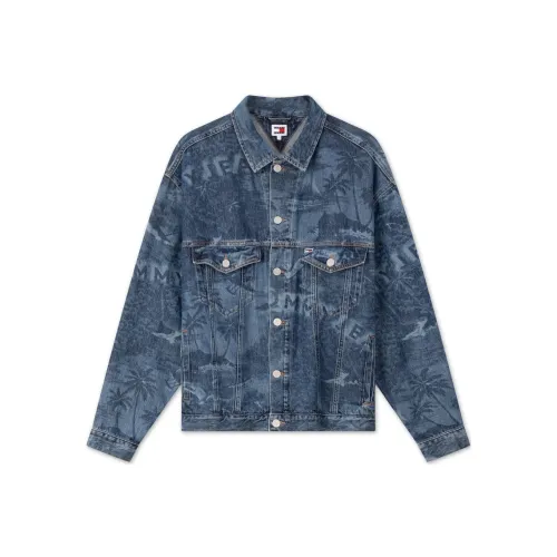 Tommy Hilfiger Denim Jacket Unisex Dark Denim Blue Томми Хилфигер Деним Куртка Унисекс Темный Джинсовый Синий