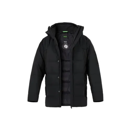 HUGO BOSS Пуховик Мужской Черный