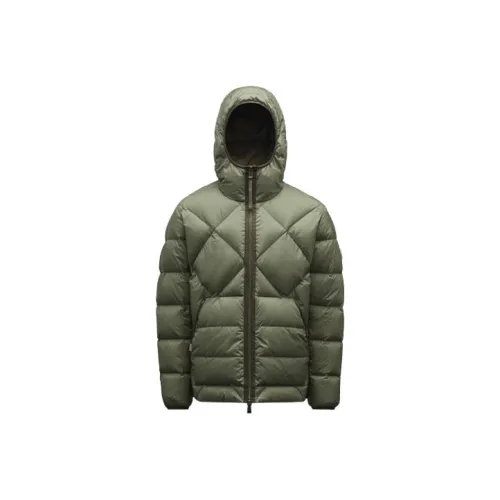 Moncler FW21 Пуховик Мужской Оливковый