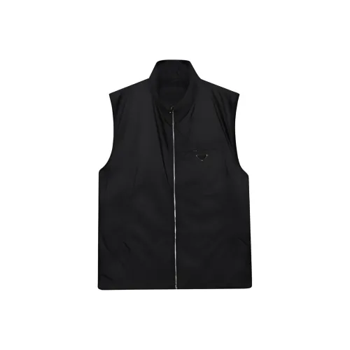 PRADA Мужские черные жилеты