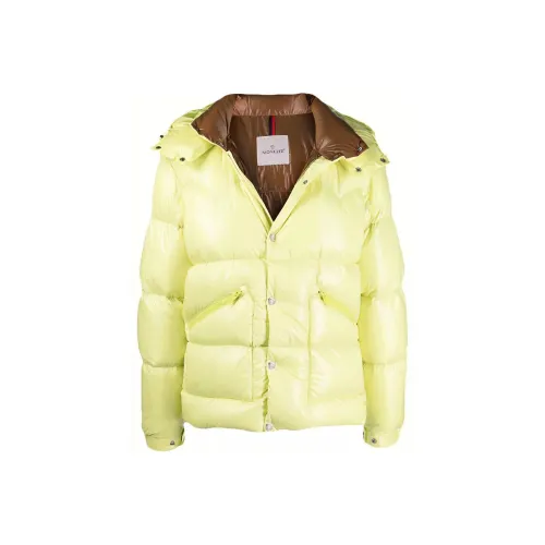 Moncler Maya Коллекция Пуховик Мужской Желтый