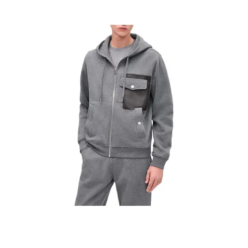 HERMES SS25 Толстовка Мужской Серый