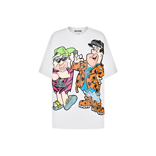 MOSCHINO Белая Унисекс Футболка