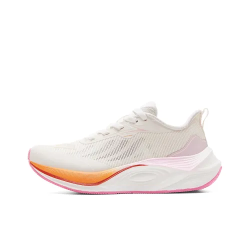 PEAK Aero Wind 2,0 Low Топ Беговые кроссовки Женские Белый Розовый Оранжевый