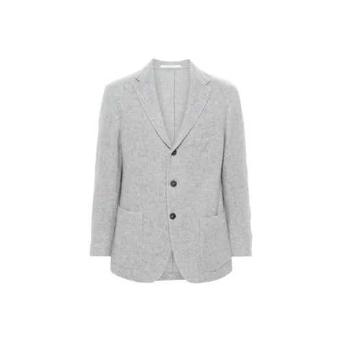 Eleventy FIRSTCLASS Made IN Italy SS24 Бизнес Костюм Пальто Мужской Светло-Серый