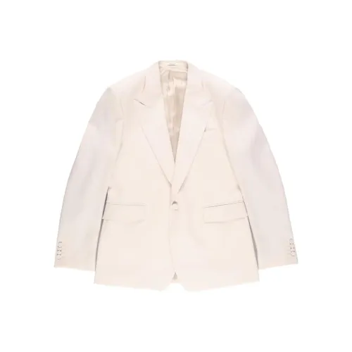 Alexander McQueen SS24 Бизнес-костюм Пальто Мужской Бежевый