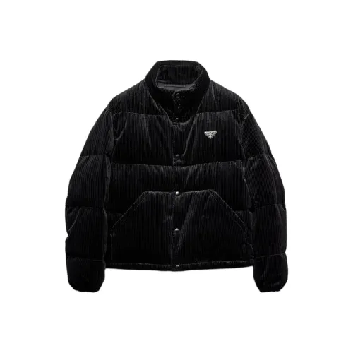 PRADA Мужские черные куртки