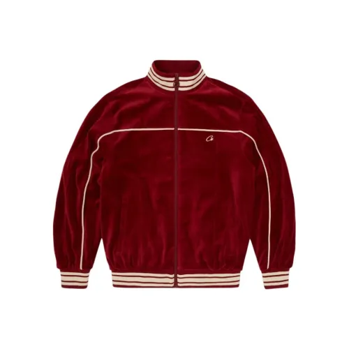 Corteiz SS25 Куртки и Пальто Унисекс Бордовый Красный