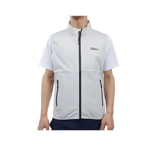TITLEIST Светло-серые мужские жилеты