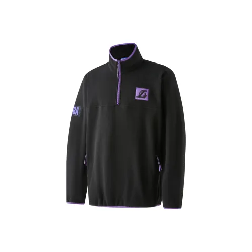 NBA Воротник-стойка Куртка Унисекс Черный