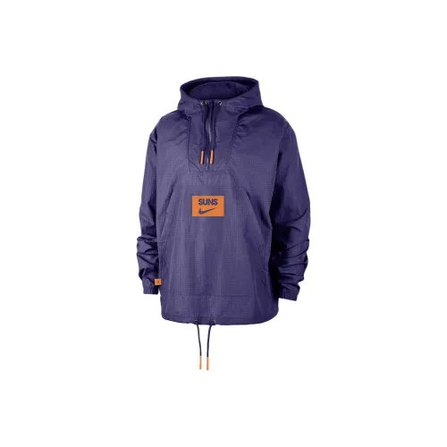 Nike x NBA Phoenix SunsClub Куртка Мужская Новая Орхидея Глина Апельсин Глина Апельсин